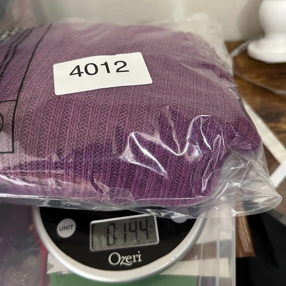 Eileen Fisher Cardigan Sweater Knit Open Draped Linen Purple Size Petite large - Picture 13 of 13